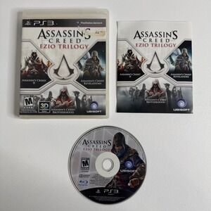 Assassin's Creed Ezio Trilogy (PS3) PlayStation 3 Game Complete - Tested‎
